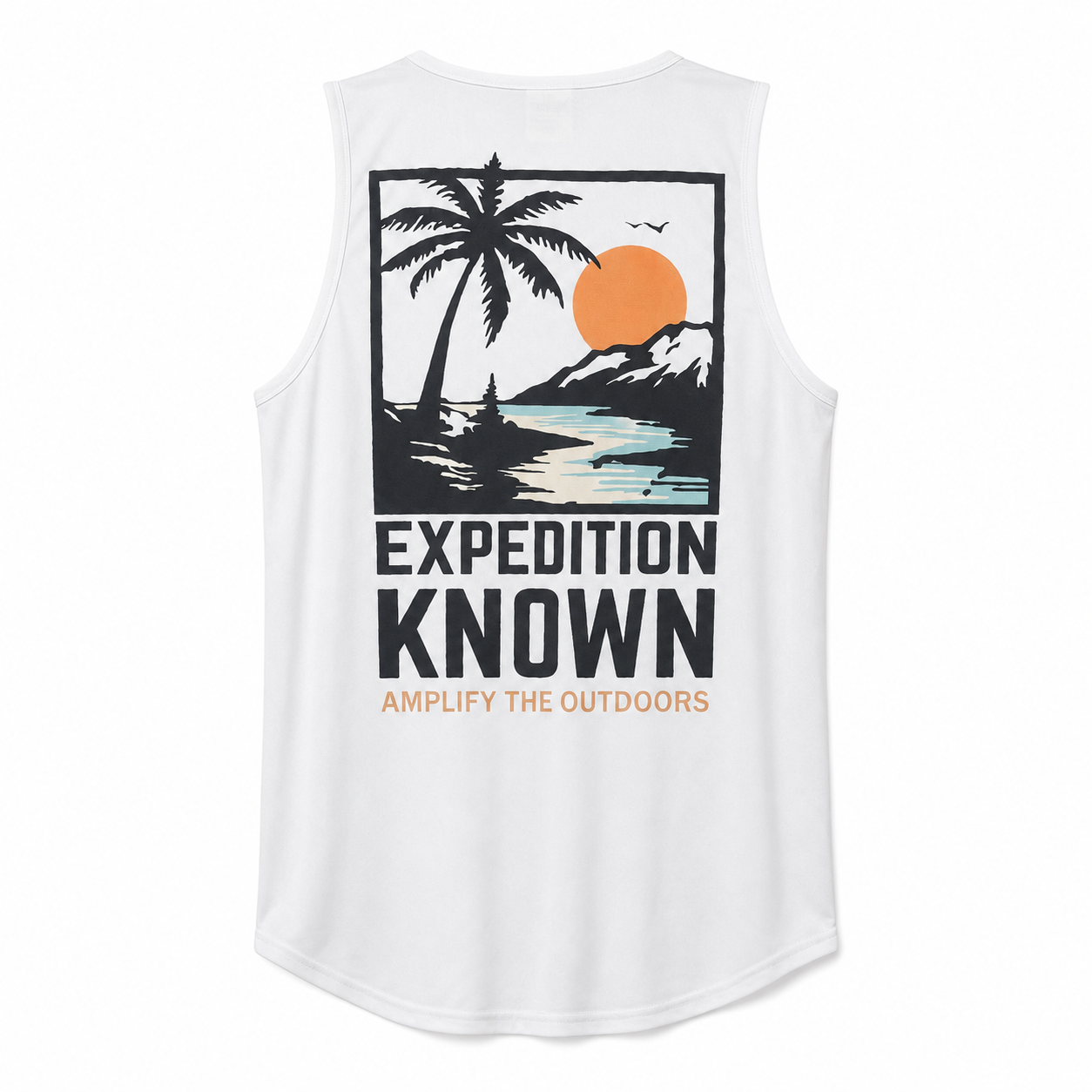 Amplify the Outdoors Cutoff Tank Top