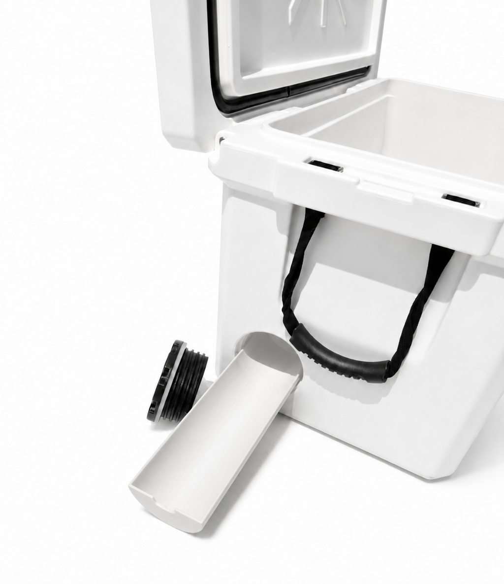137L White— L Series 55-Quart Cooler